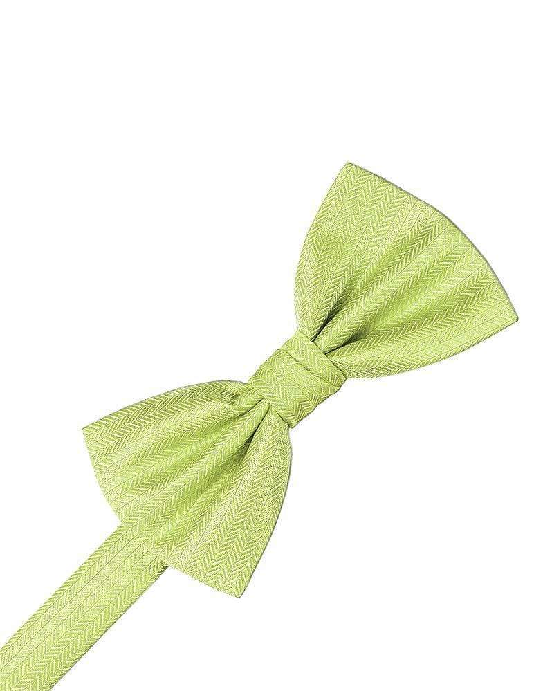 Cardi Kiwi Herringbone Kids Bow Tie