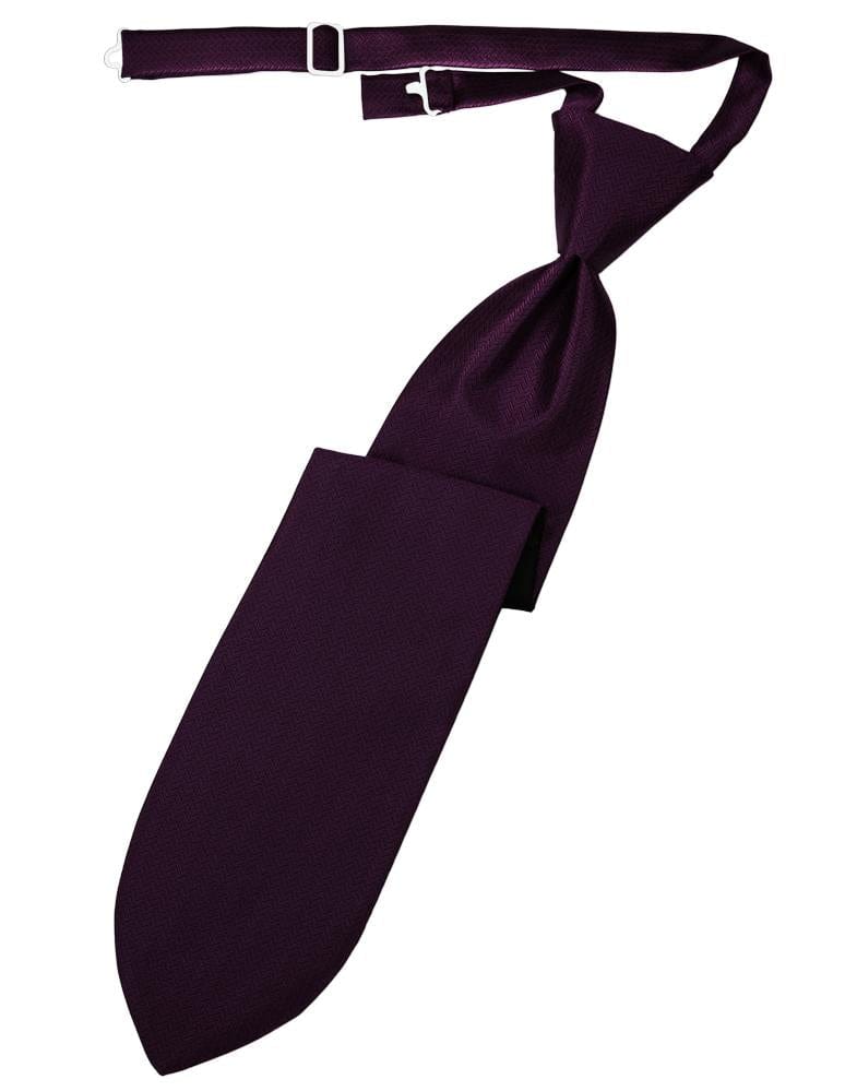 Cardi Raisin Herringbone Kids Necktie
