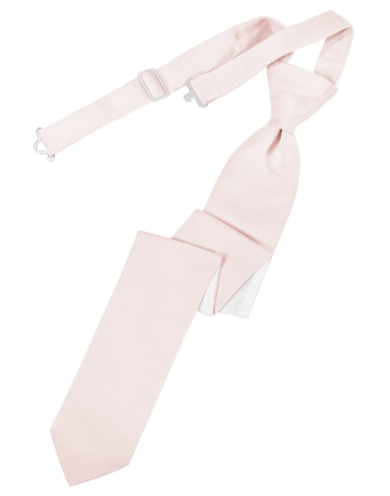 Classic Collection Blush Luxury Satin Skinny Windsor Tie