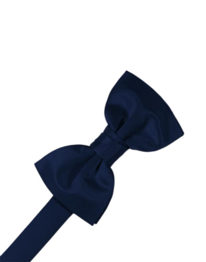 Cardi Pre-Tied Marine Luxury Satin Kids Bow Tie