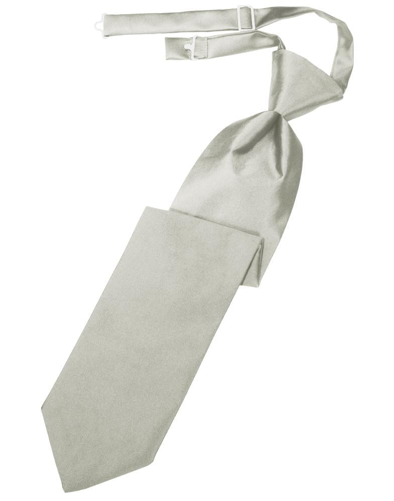 Cardi Platinum Luxury Satin Kids Necktie
