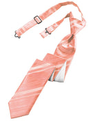 Classic Collection Coral Reef Striped Satin Skinny Windsor Tie