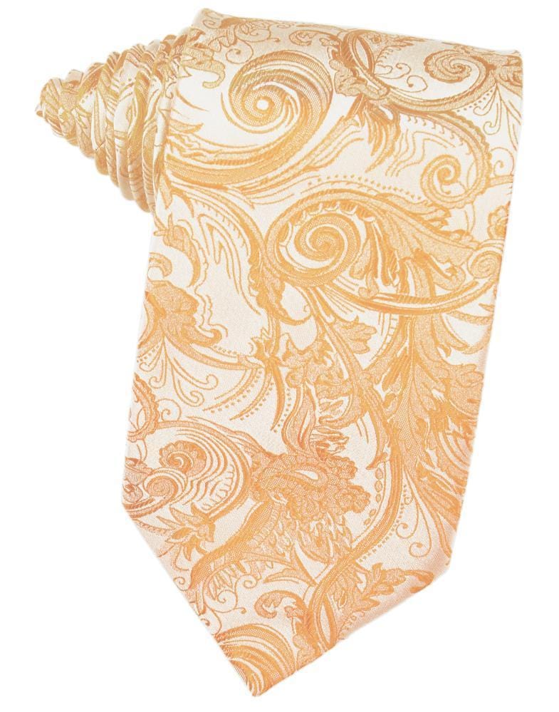 Cardi Apricot Tapestry Necktie