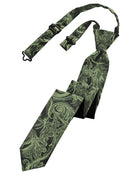 Classic Collection Fern Tapestry Skinny Windsor Tie