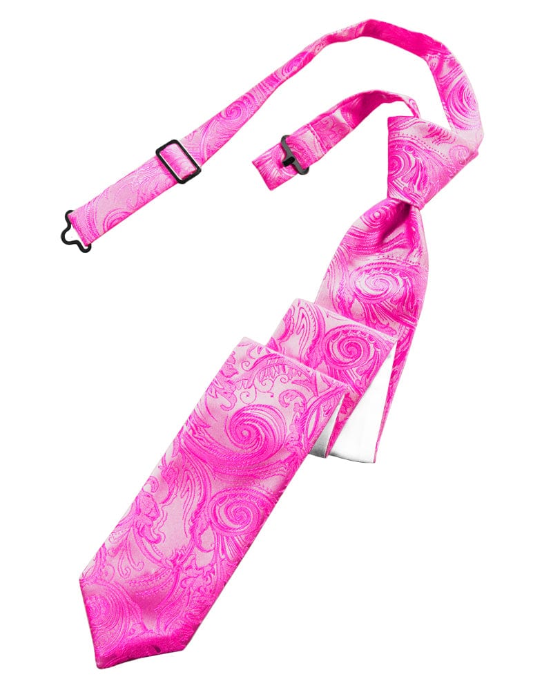 Classic Collection Fuchsia Tapestry Skinny Windsor Tie