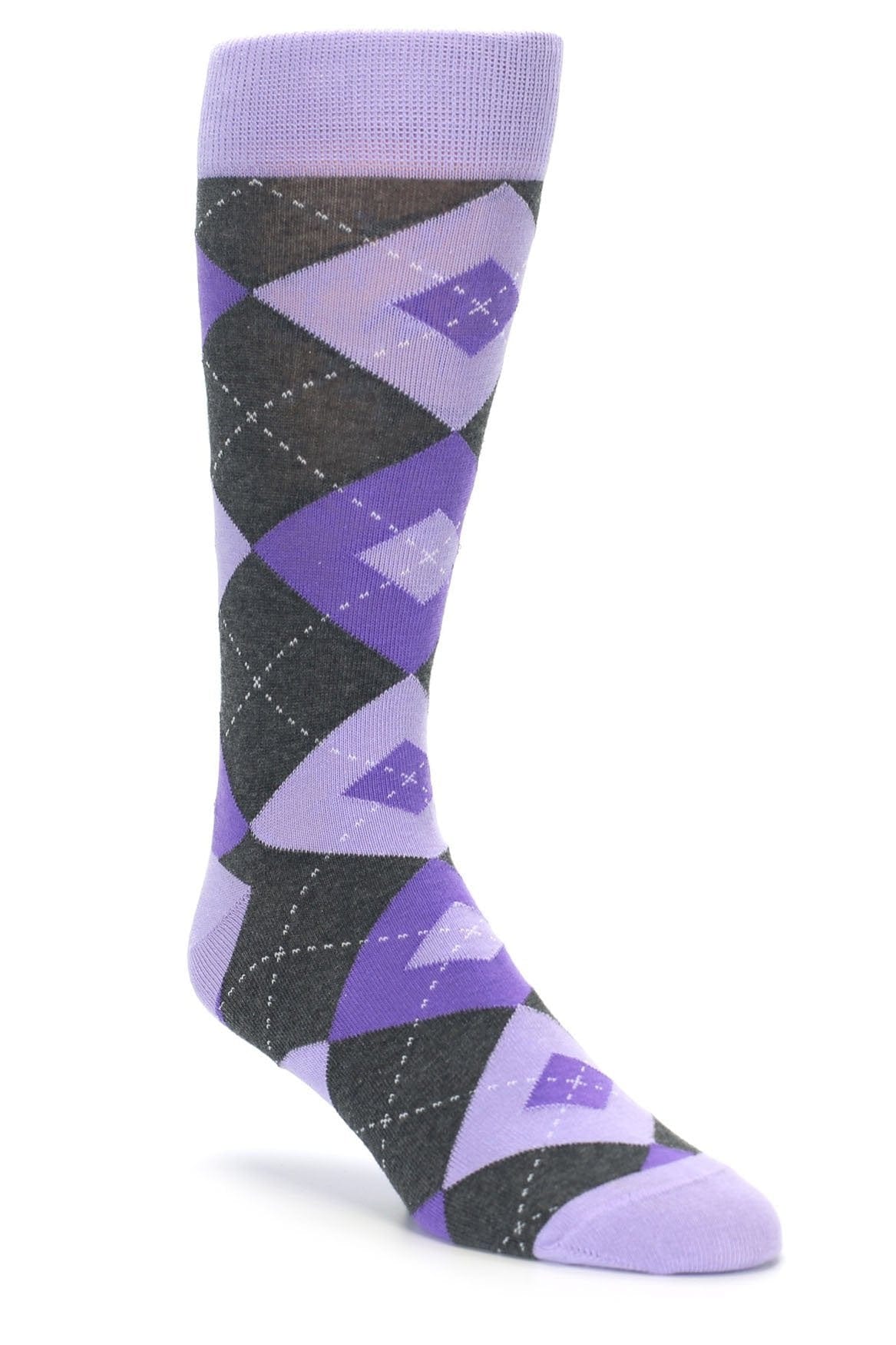Bold Socks Lilac Iris Bold Argyle Socks