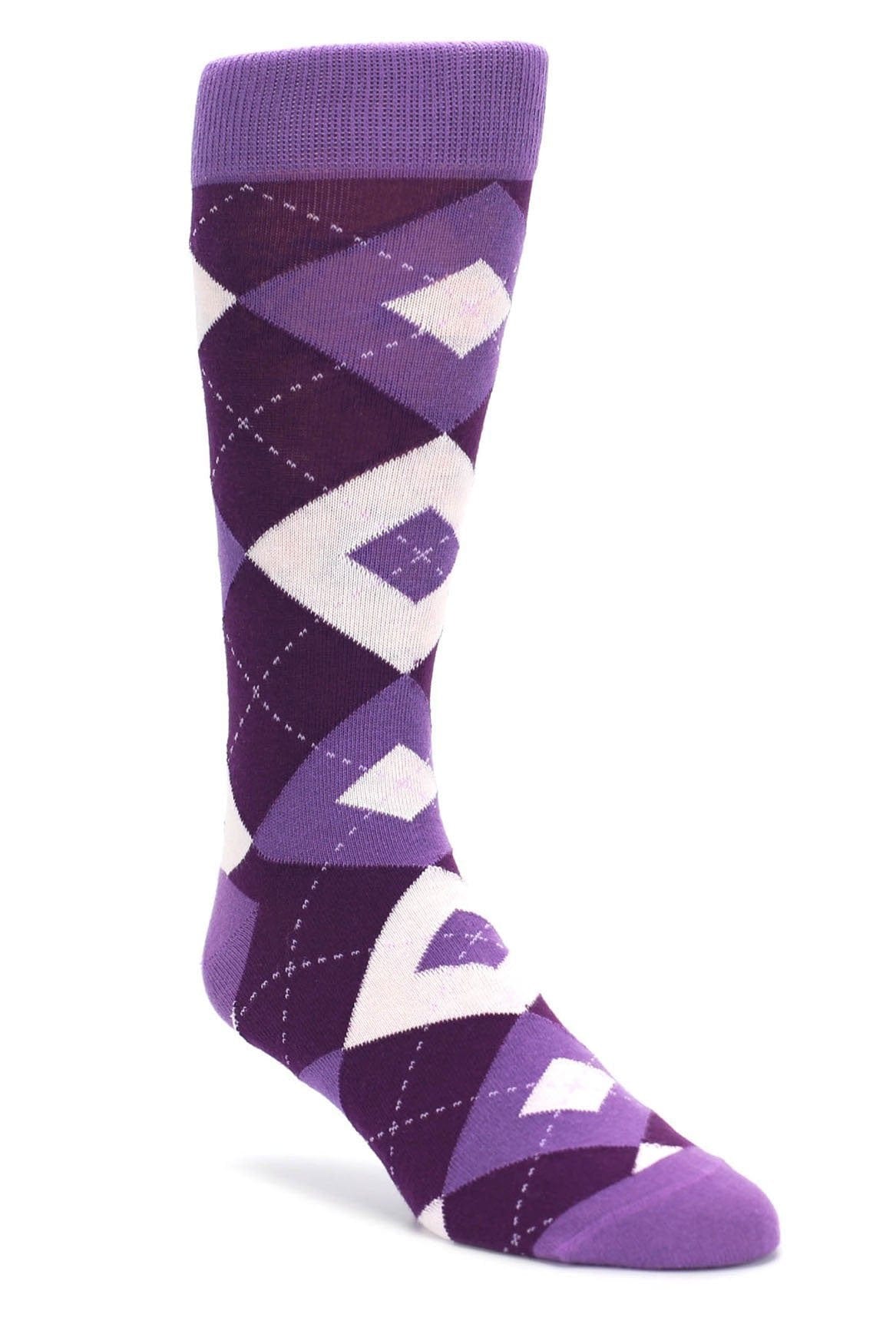 Bold Socks Wisteria Plum Bold Argyle Socks