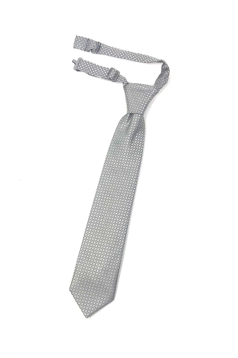 Grey Regal Kids Necktie