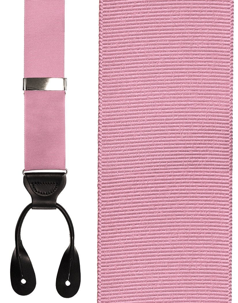 Cardi "Pink Grosgraine Ribbon II" Suspenders
