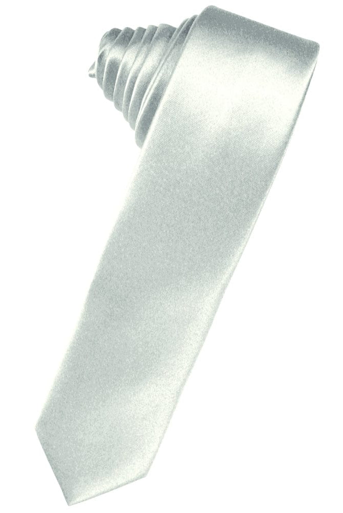 Classic Collection Sea Glass Luxury Satin Skinny Necktie