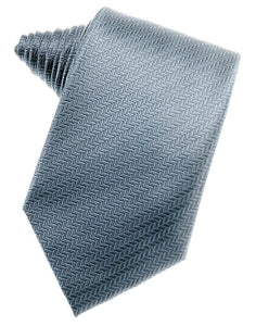 Cardi Desert Blue Herringbone Necktie