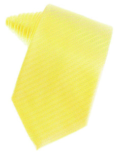 Cardi Lemon Herringbone Necktie