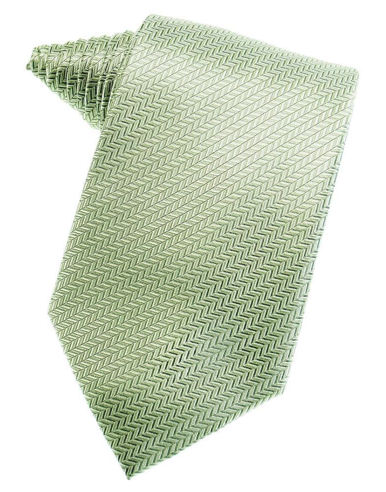 Cardi Mint Herringbone Necktie