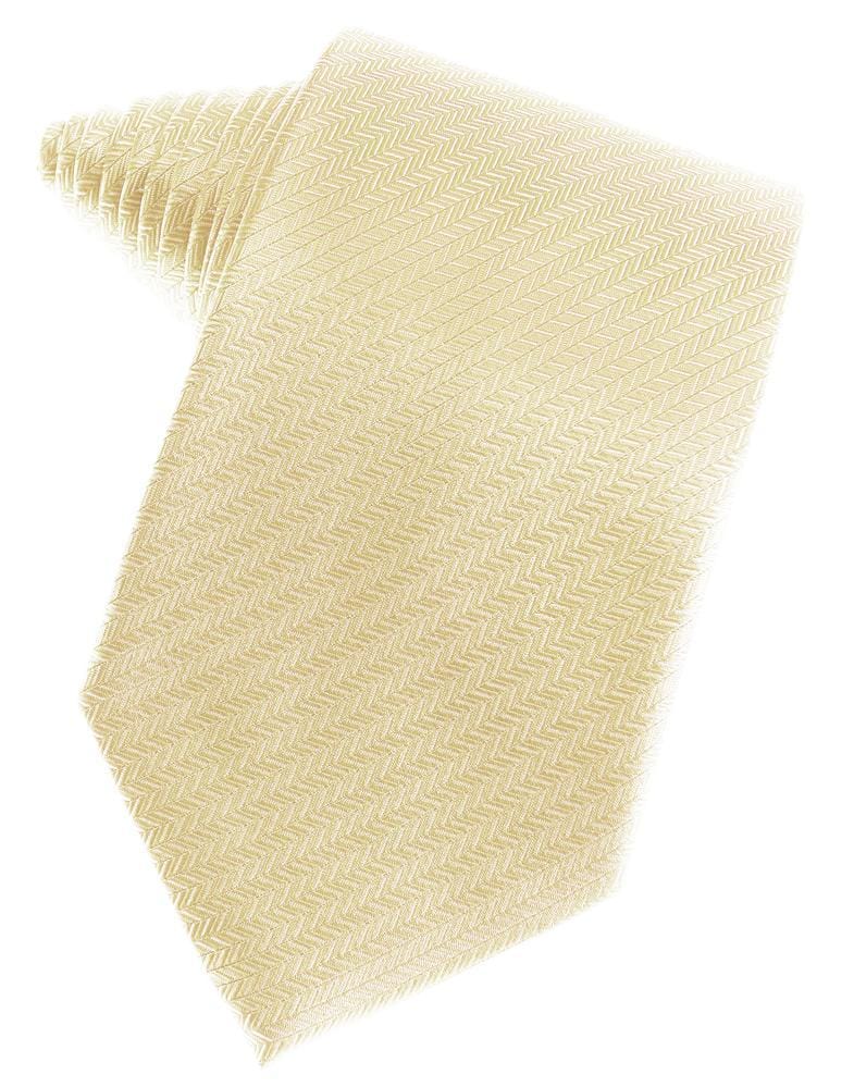 Cardi Sand Herringbone Necktie