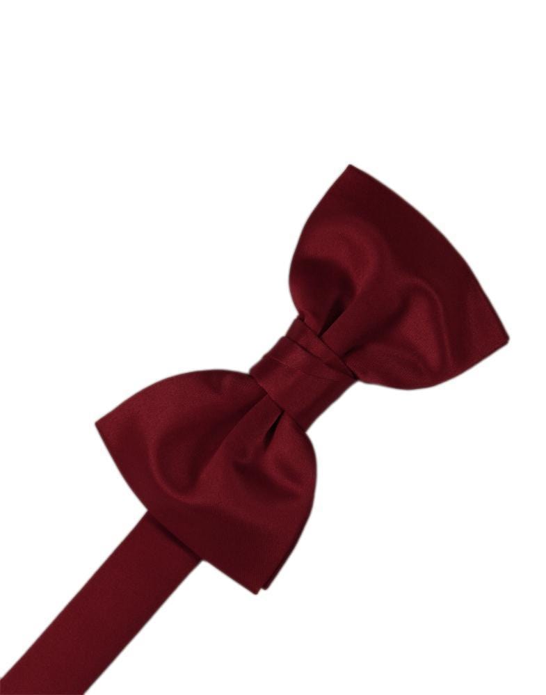 Cardi Pre-Tied Apple Luxury Satin Kids Bow Tie