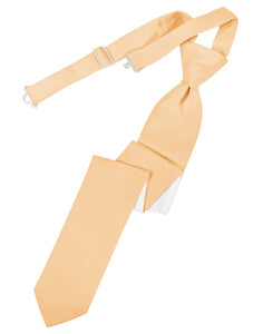 Classic Collection Apricot Luxury Satin Skinny Windsor Tie