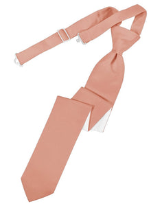 Classic Collection Coral Luxury Satin Skinny Windsor Tie
