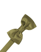 Cardi Pre-Tied Fern Luxury Satin Kids Bow Tie