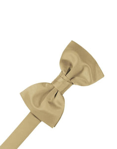 Cardi Pre-Tied Golden Luxury Satin Bow Tie