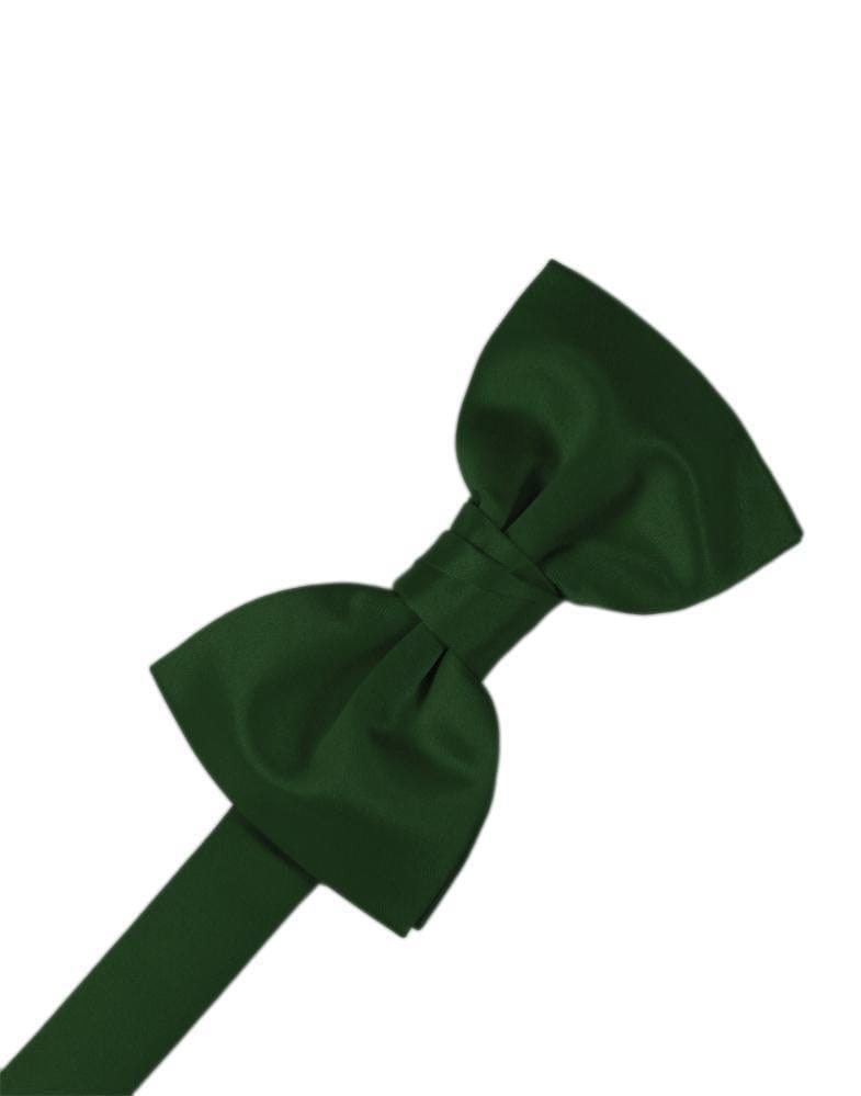 Cardi Pre-Tied Hunter Luxury Satin Kids Bow Tie