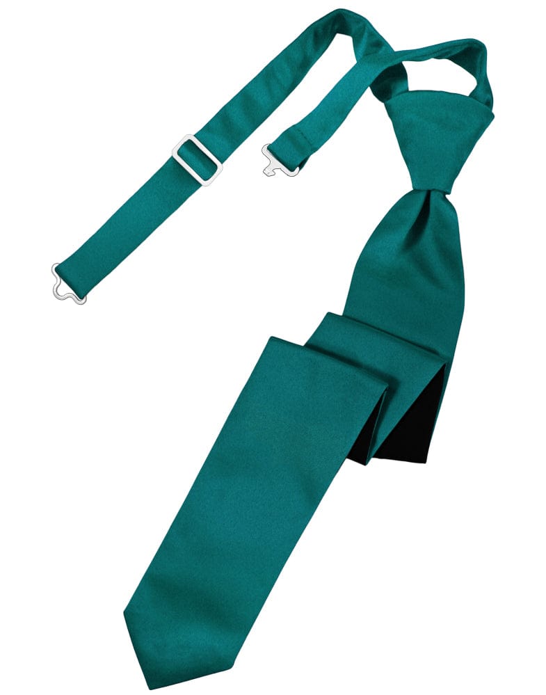 Classic Collection Jade Luxury Satin Skinny Windsor Tie