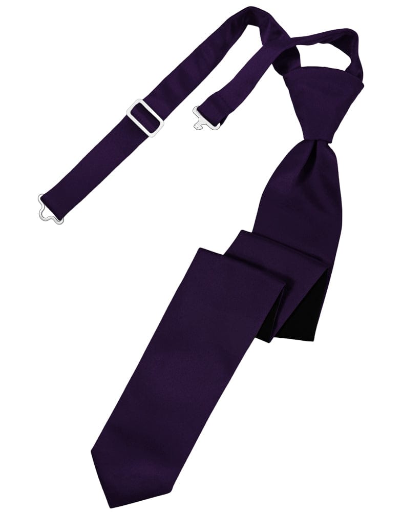 Classic Collection Lapis Luxury Satin Skinny Windsor Tie