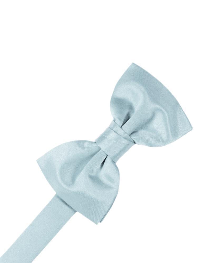 Cardi Pre-Tied Light Blue Luxury Satin Kids Bow Tie