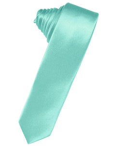 Classic Collection Mermaid Luxury Satin Skinny Necktie