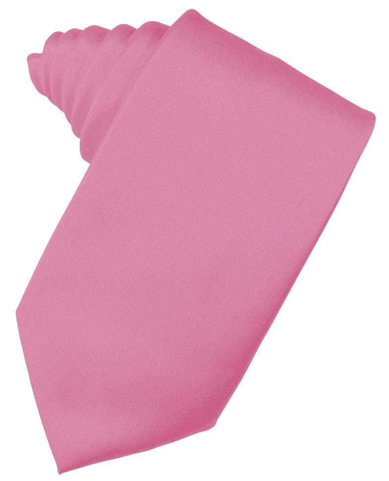 Cardi Rose Petal Luxury Satin Necktie