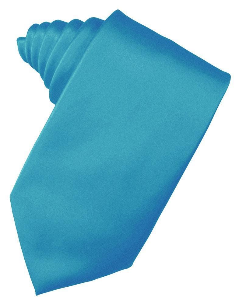 Cardi Turquoise Luxury Satin Necktie