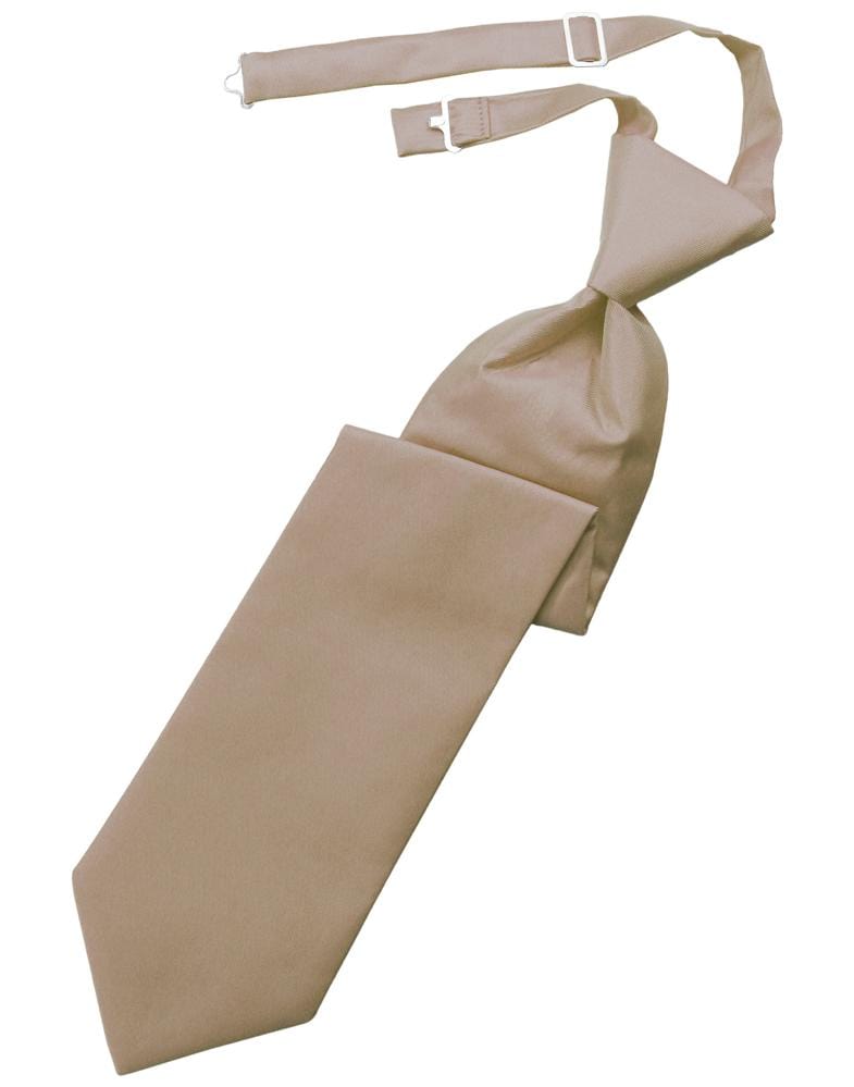 Cardi Latte Solid Twill Kids Necktie