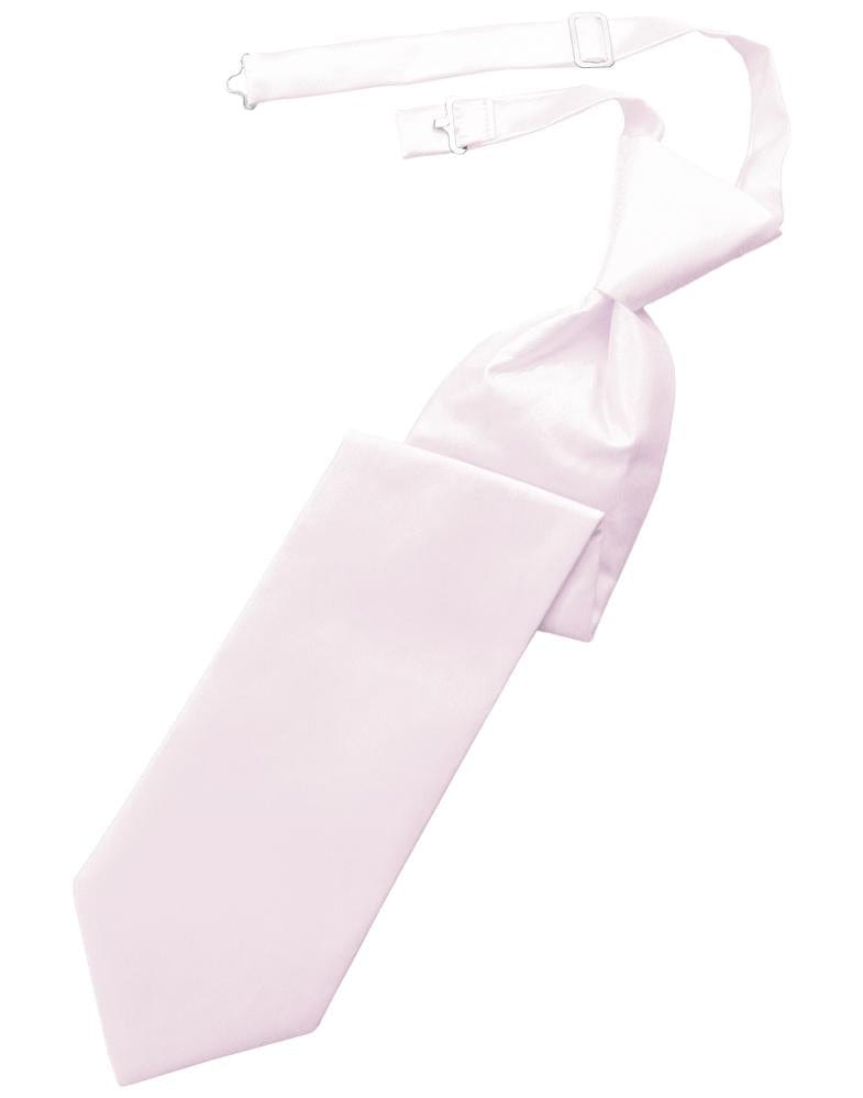 Cardi Pink Solid Twill Kids Necktie