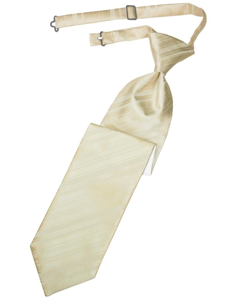 Cardi Bamboo Striped Satin Kids Necktie