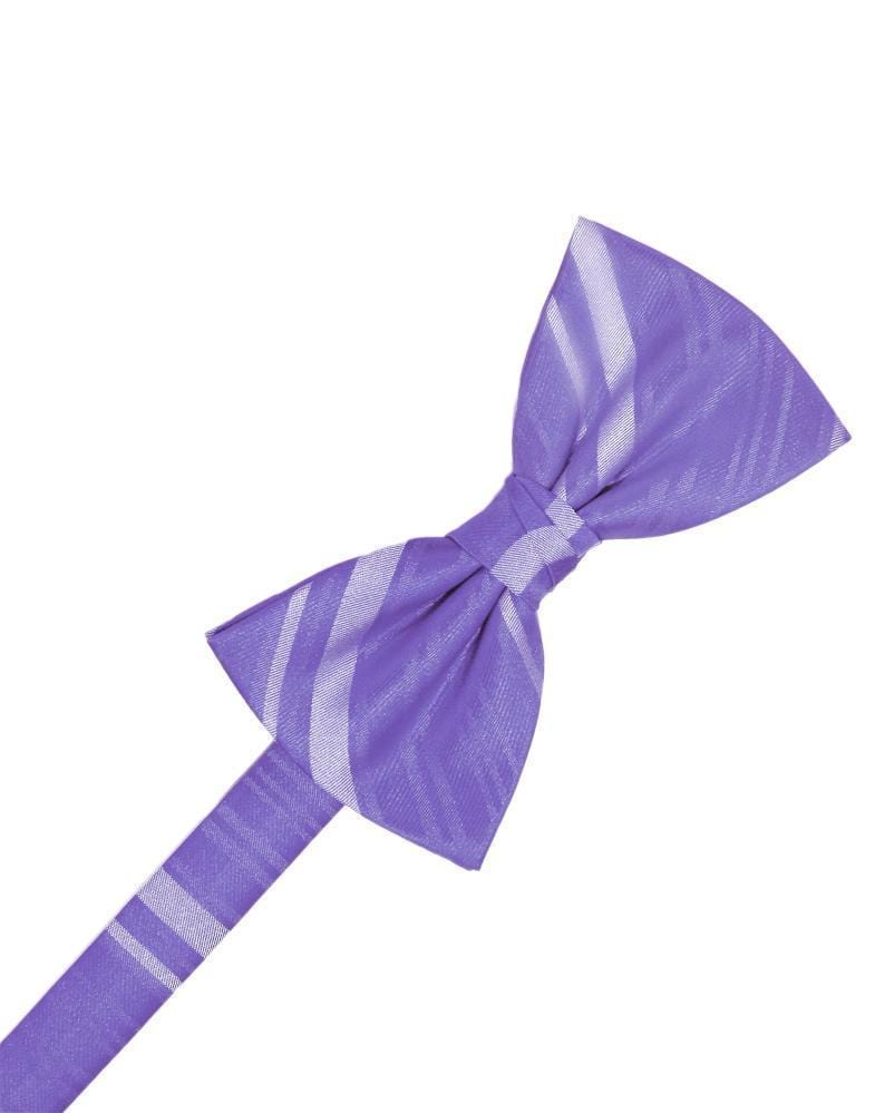 Cardi Pre-Tied Freesia Striped Satin Kids Bow Tie
