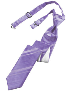 Classic Collection Freesia Striped Satin Skinny Windsor Tie