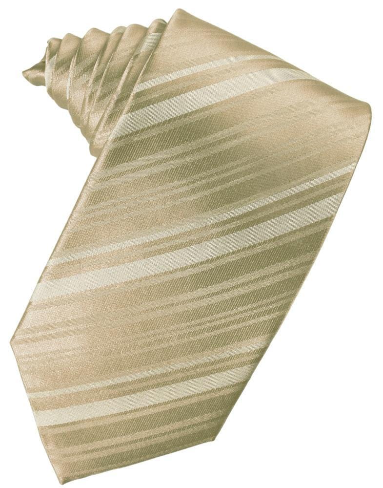 Cardi Golden Striped Satin Necktie