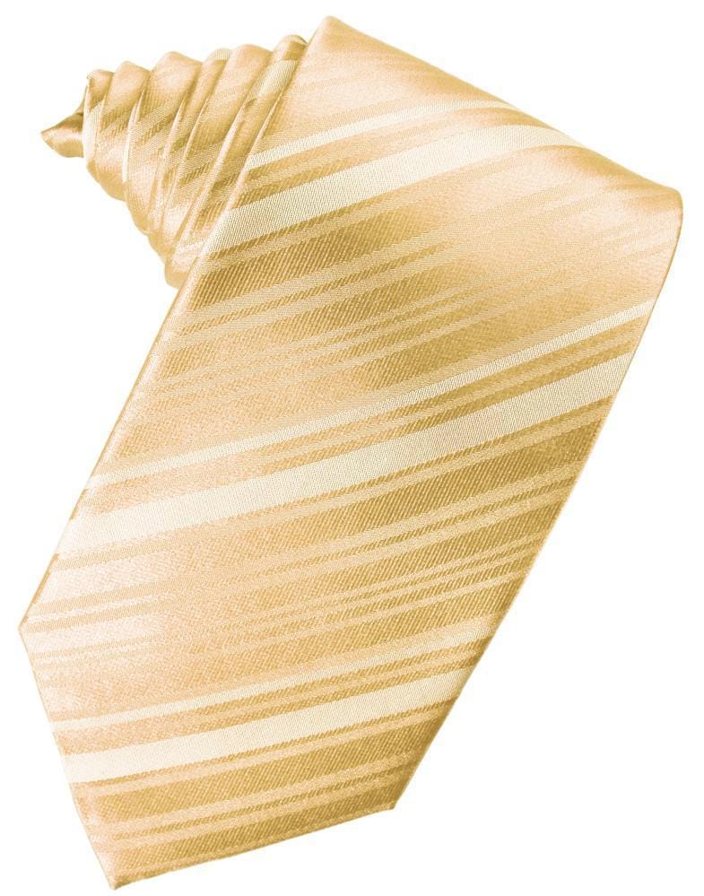 Cardi Harvest Maize Striped Satin Necktie