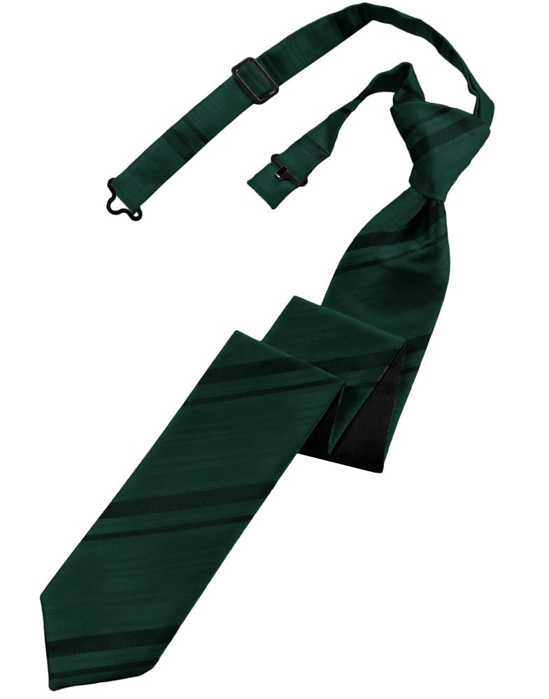 Classic Collection Holly Striped Satin Skinny Windsor Tie