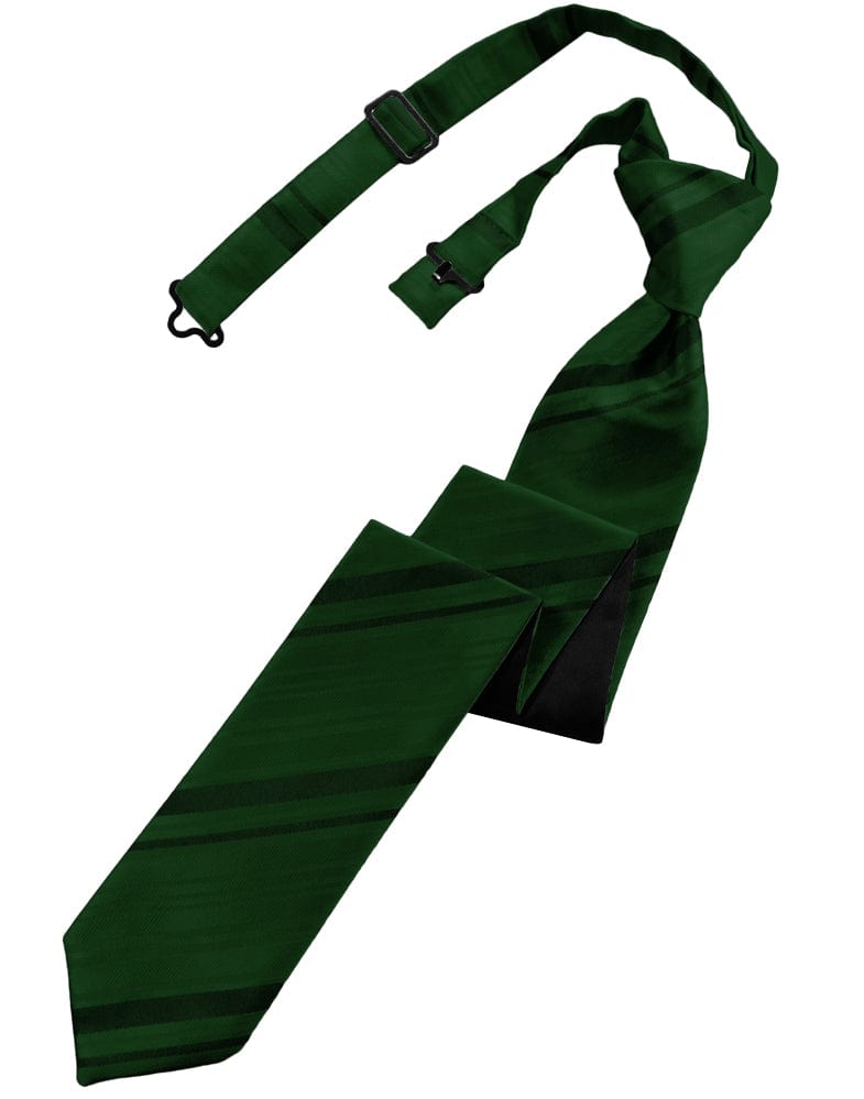 Classic Collection Hunter Striped Satin Skinny Windsor Tie