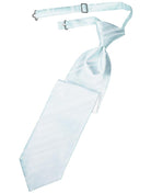 Cardi Light Blue Striped Satin Kids Necktie