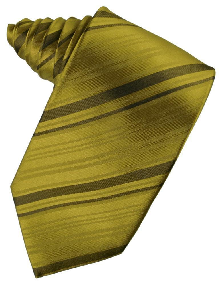 Cardi New Gold Striped Satin Necktie