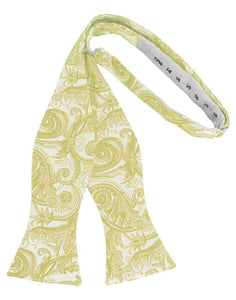 Cardi Self Tie Banana Tapestry Bow Tie