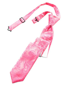 Classic Collection Bubblegum Tapestry Skinny Windsor Tie