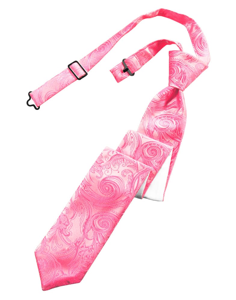 Classic Collection Bubblegum Tapestry Skinny Windsor Tie