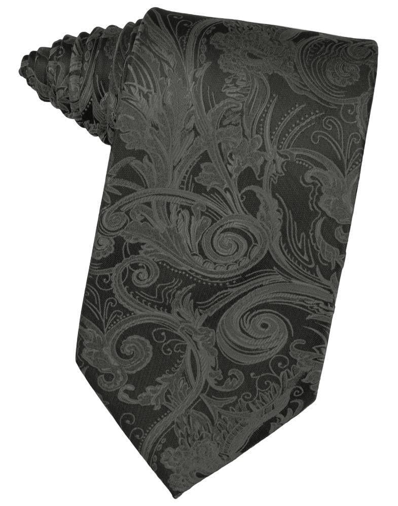 Cardi Charcoal Tapestry Necktie