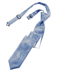 Classic Collection Cornflower Tapestry Skinny Windsor Tie