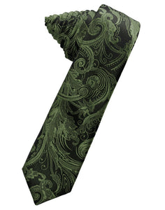 Classic Collection Fern Tapestry Skinny Necktie