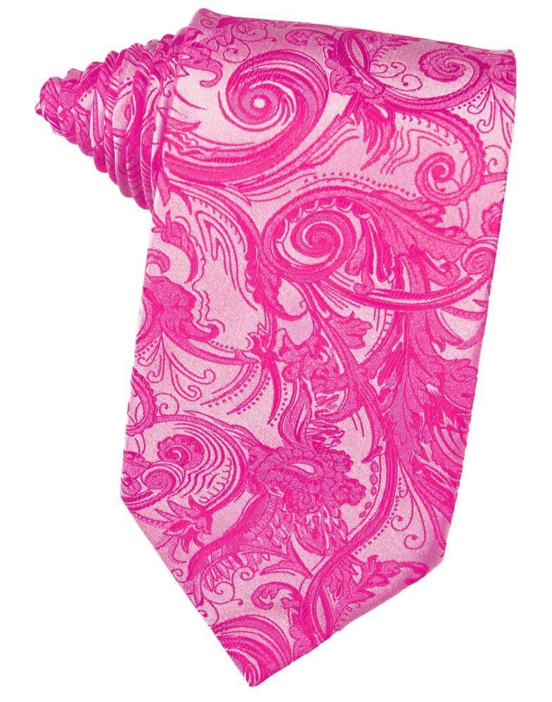 Cardi Fuchsia Tapestry Necktie