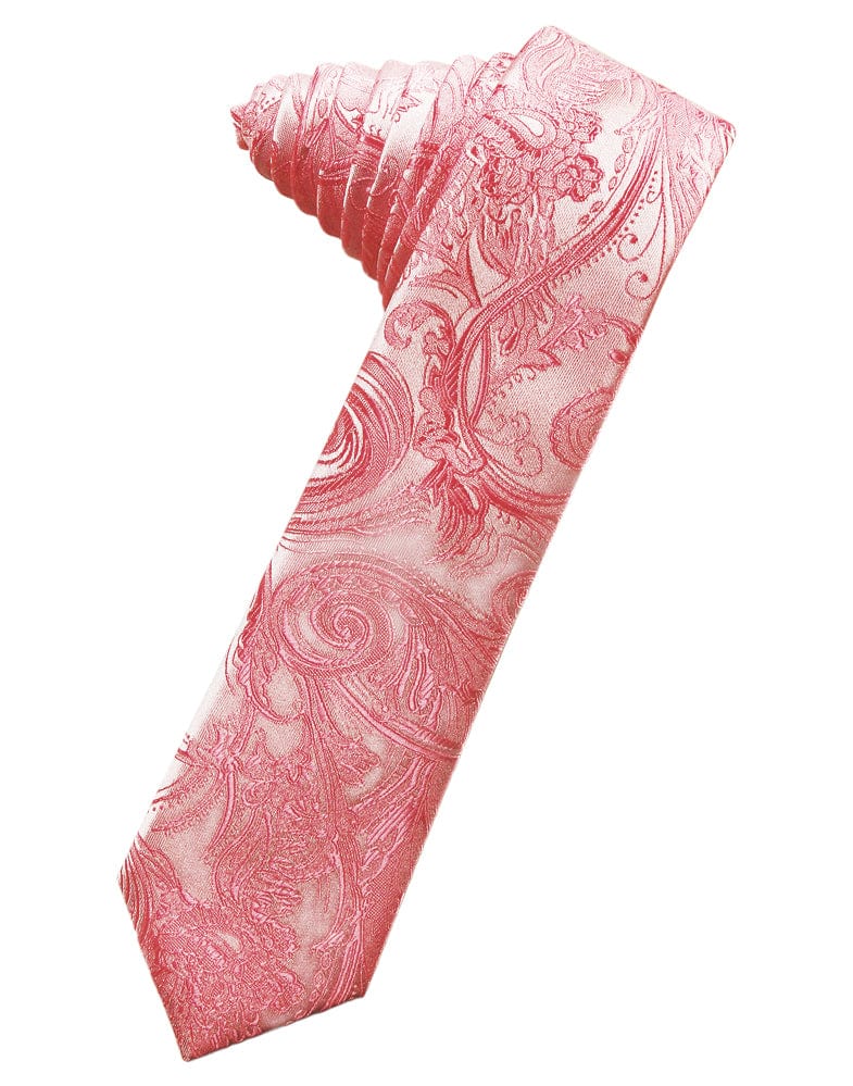 Classic Collection Guava Tapestry Skinny Necktie