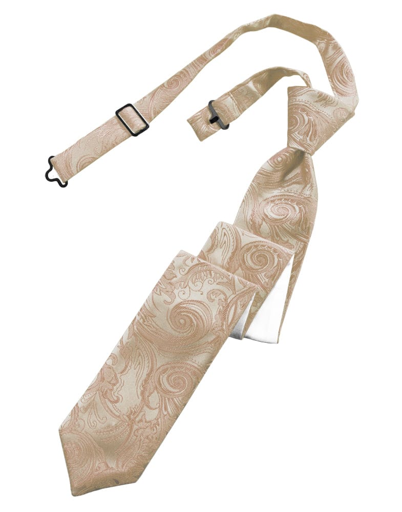 Classic Collection Latte Tapestry Skinny Windsor Tie